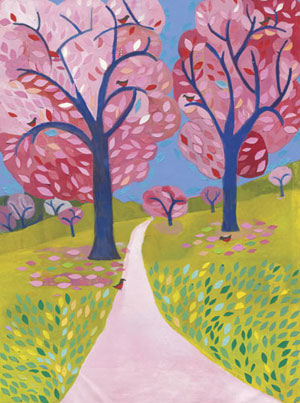 spring artwork for kids. Spring on to Canvas – Imagine