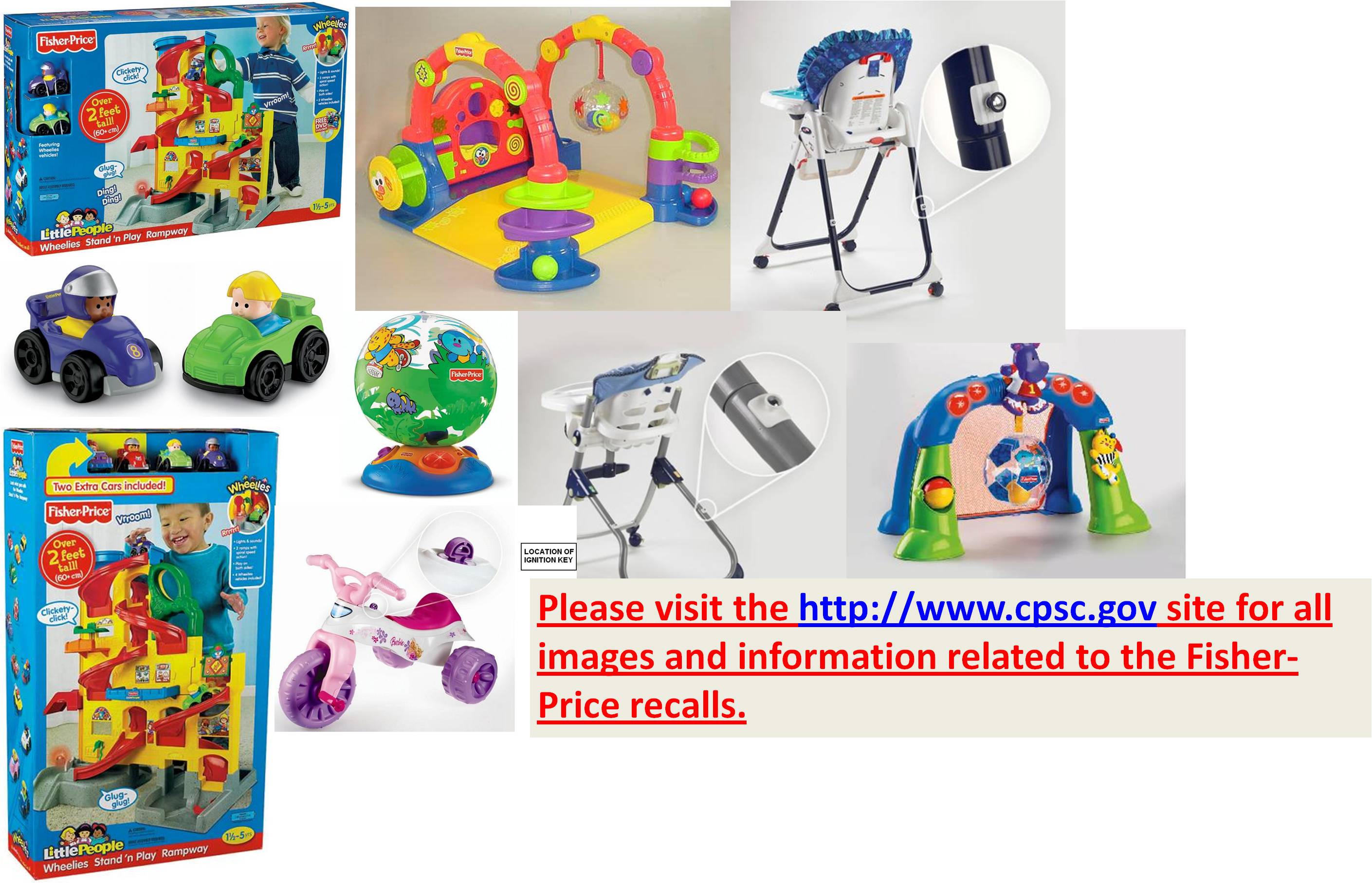 Fisher-Price Recalls More than 10M Kid Products