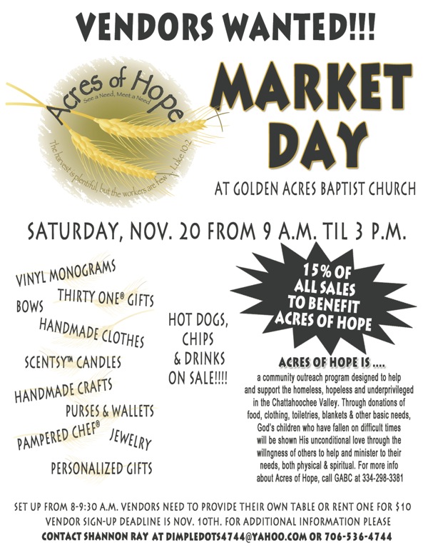 Acres of Hope Market Day