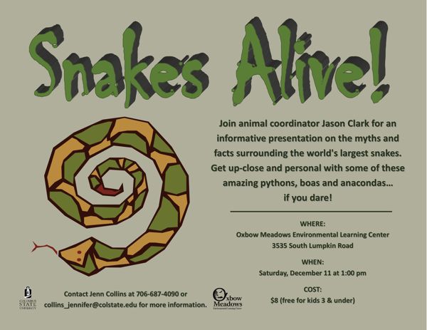 Snakes Alive! at Oxbow Meadows