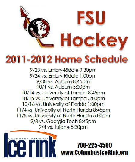 Florida State University Hockey 2011-2012