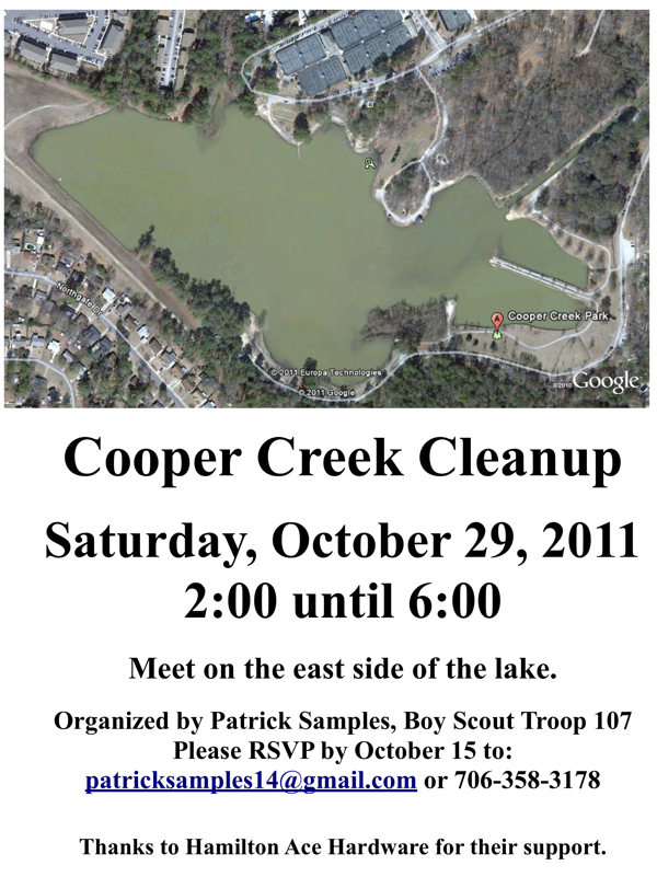 Cooper Creek CleanUp