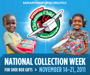 Operation Christmas Child National Collection Week