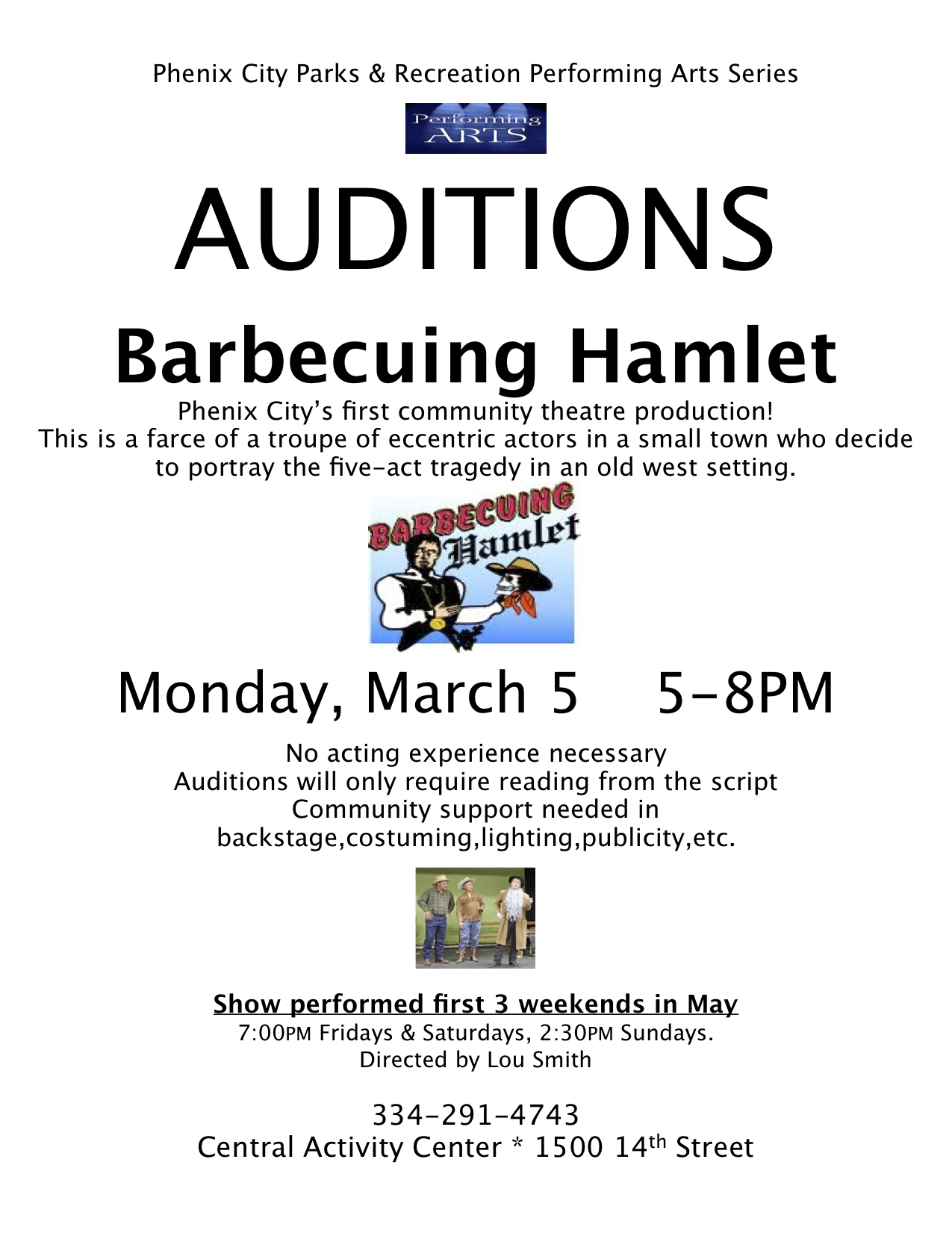 Auditions for Barbecuing Hamlet