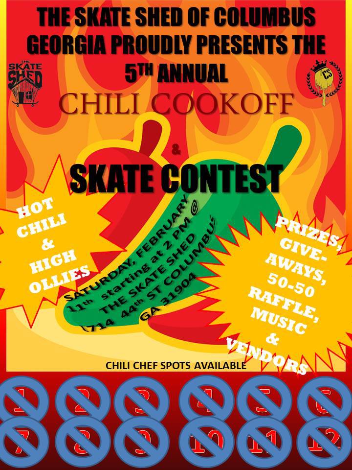 5th Annual Chili Cookoff & Skate Contest