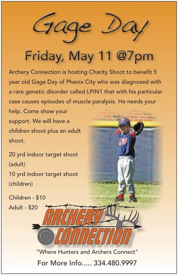 Archery Connection Charity Shoot for 5-year-old Gage Day