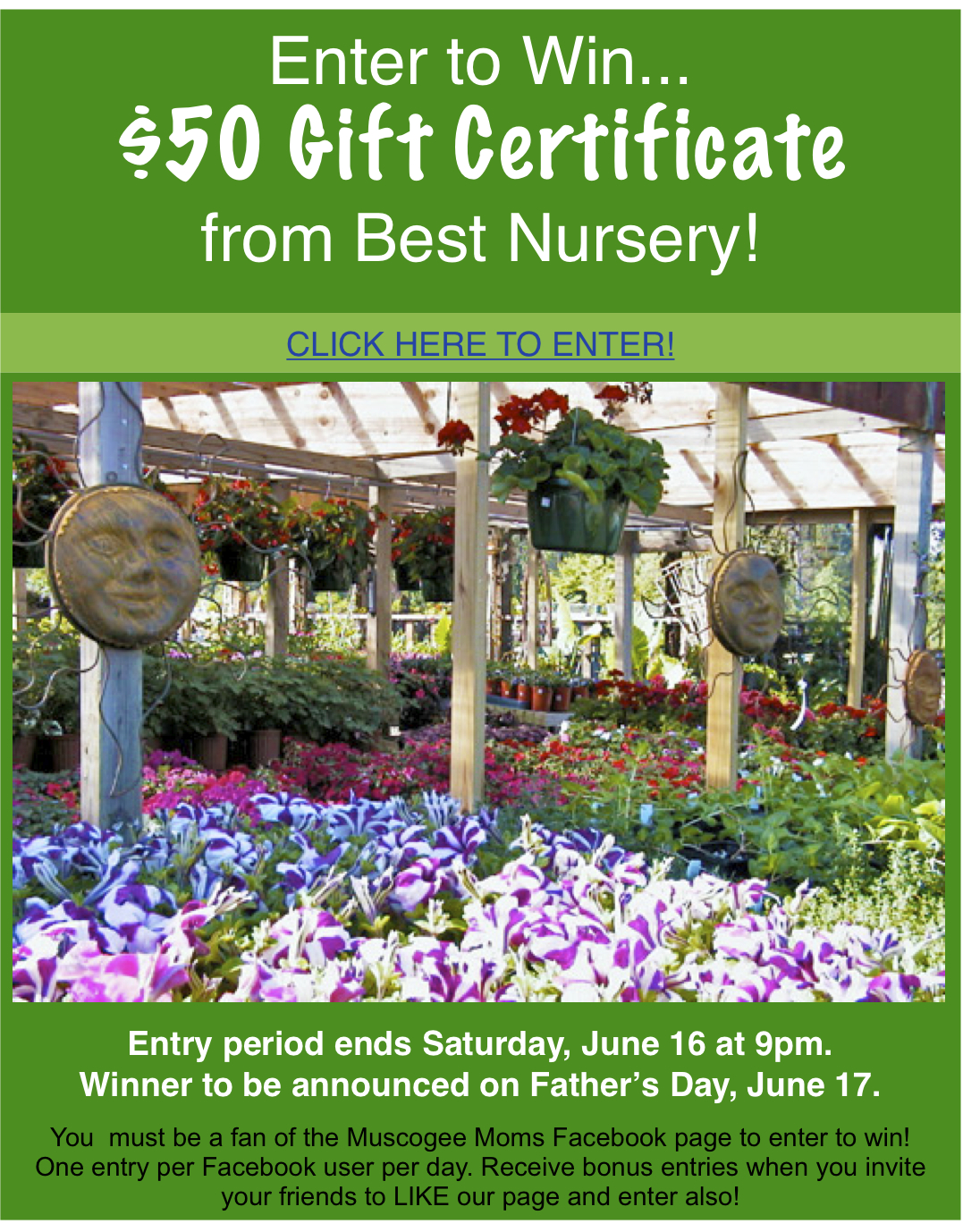 Giveaway: Gift Certificate from Best Nursery