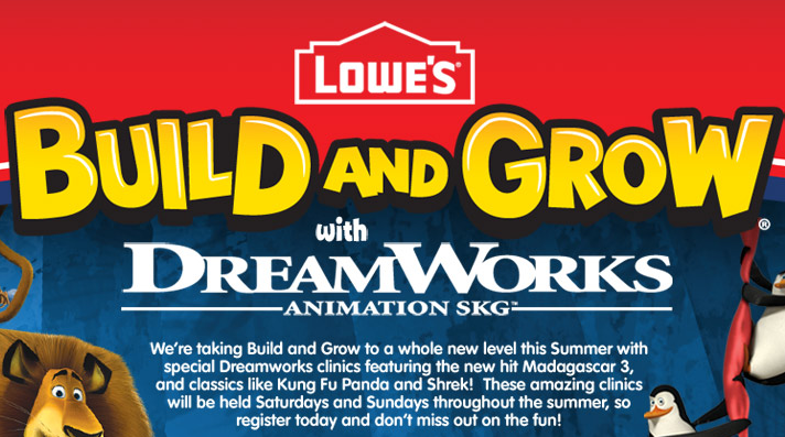 Lowes Build and Grow Clinic: Kung Fu Panda Spinning Attack