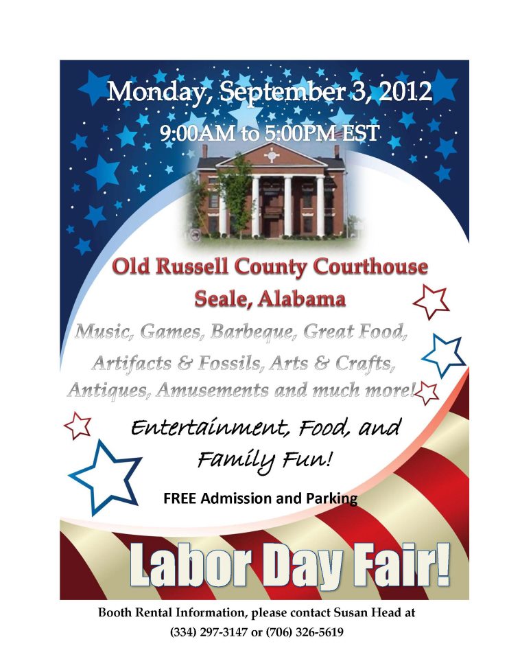 Old Russell Co Courthouse Labor Day Fair