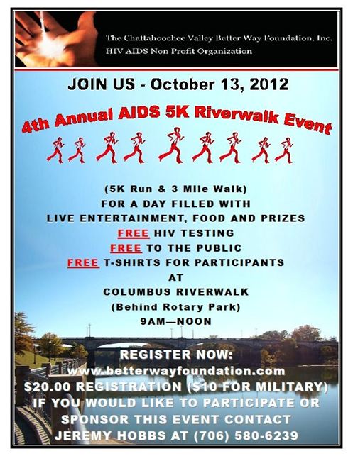 4th Annual AIDS 5K Riverwalk Event