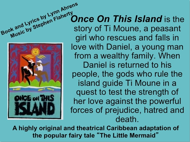 HCCMS Drama Presents “Once On This Island” A Dinner Theater Production