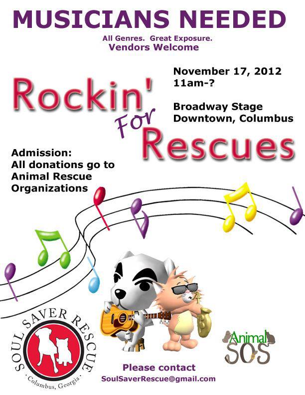 Rockin’ for Rescues Concert