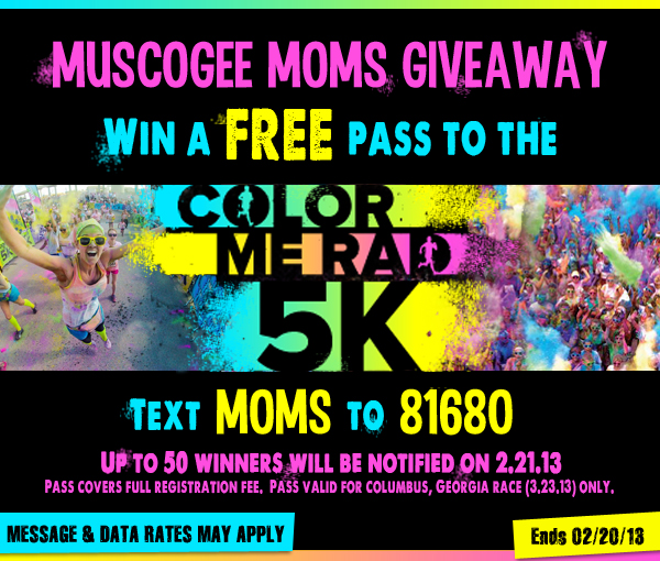 Giveaway: Free Passes to the Columbus Color Me Rad 5K