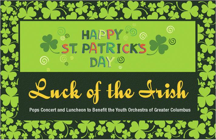 “Luck of the Irish” Concert & Luncheon benefitting Youth Orchestra
