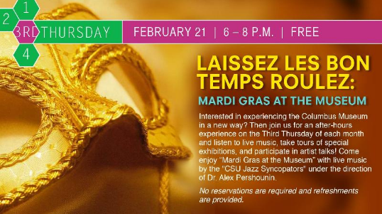 Laissez Les Bon Temps Roulez: Mardi Gras at the Museum