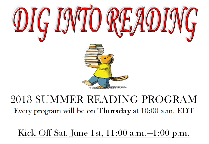 Dig Into Reading Summer Reading Program at the Phenix City Public Library
