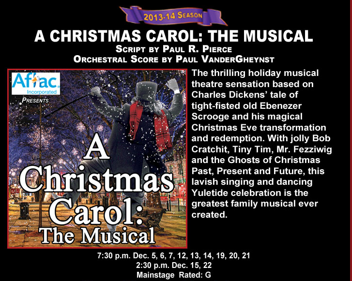 Springer Opera House Presents “A Christmas Carol: The Musical”