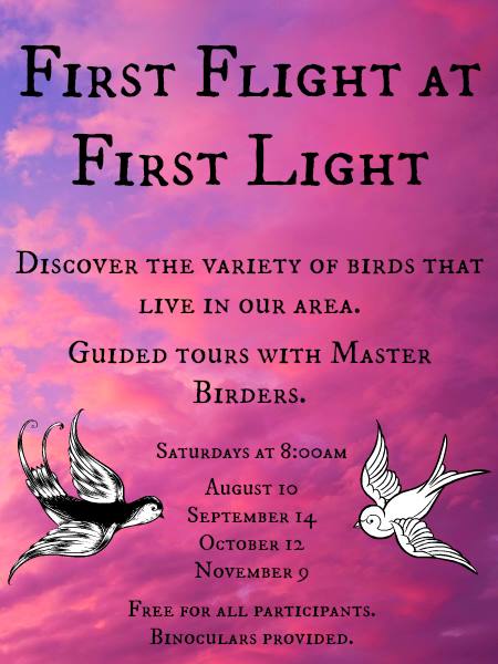 First Flight at First Light Guided Bird Walk at Oxbow Meadows
