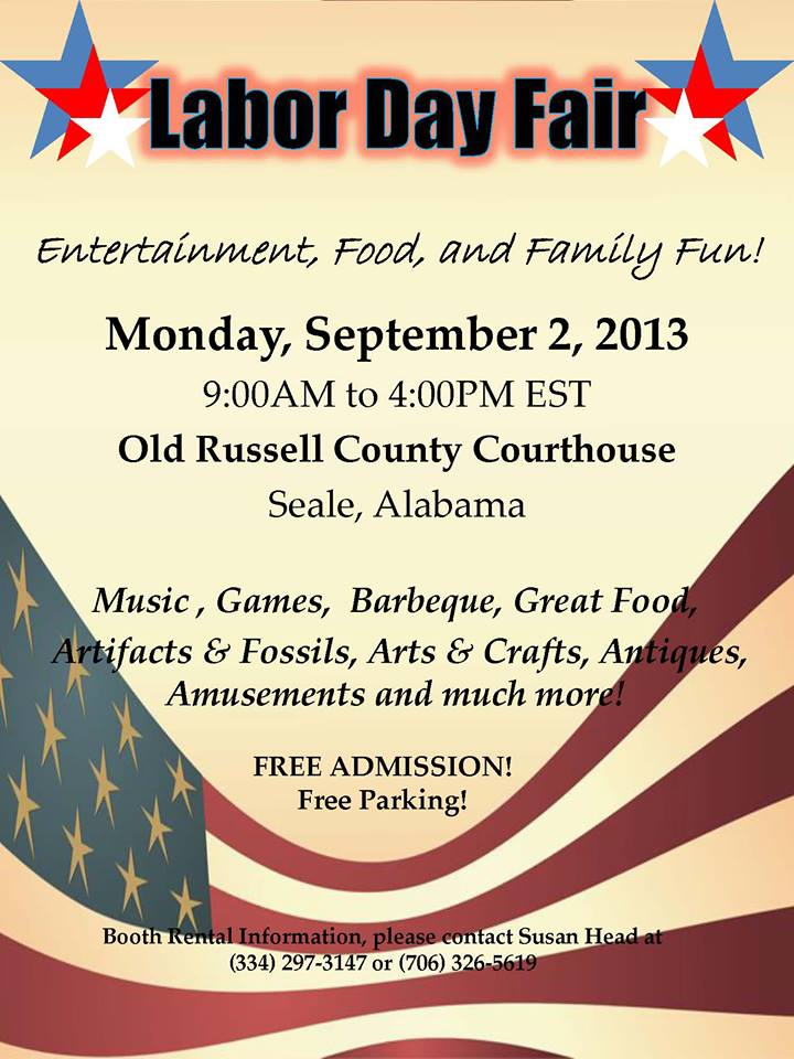 Old Russell County Courthouse Labor Day Fair