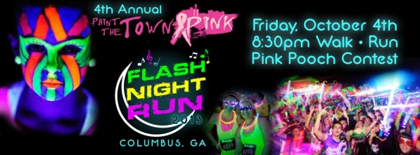 2013 Paint The Town Pink Flash Night Run