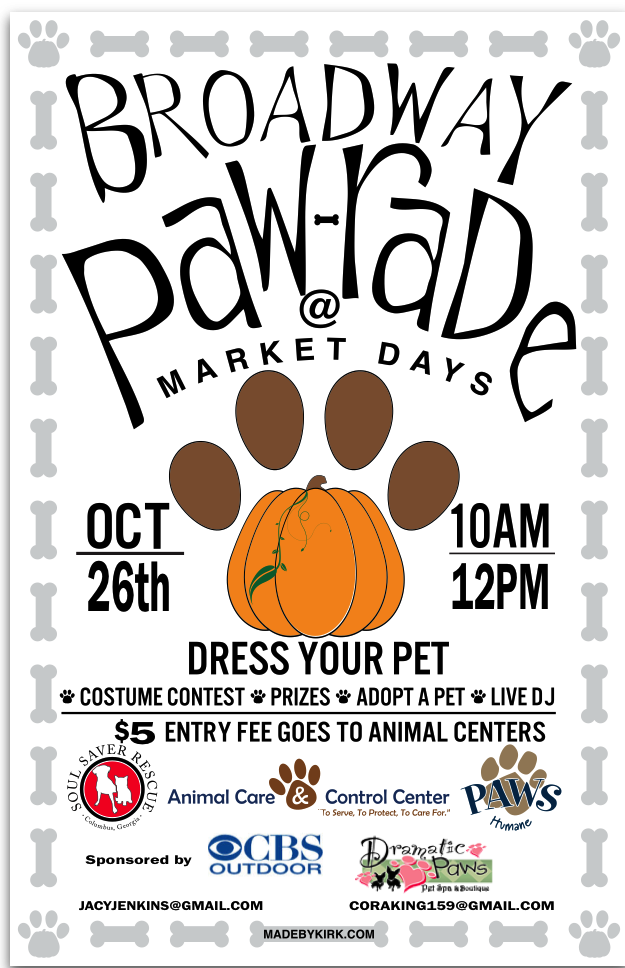 Paw-Rade in Uptown Columbus