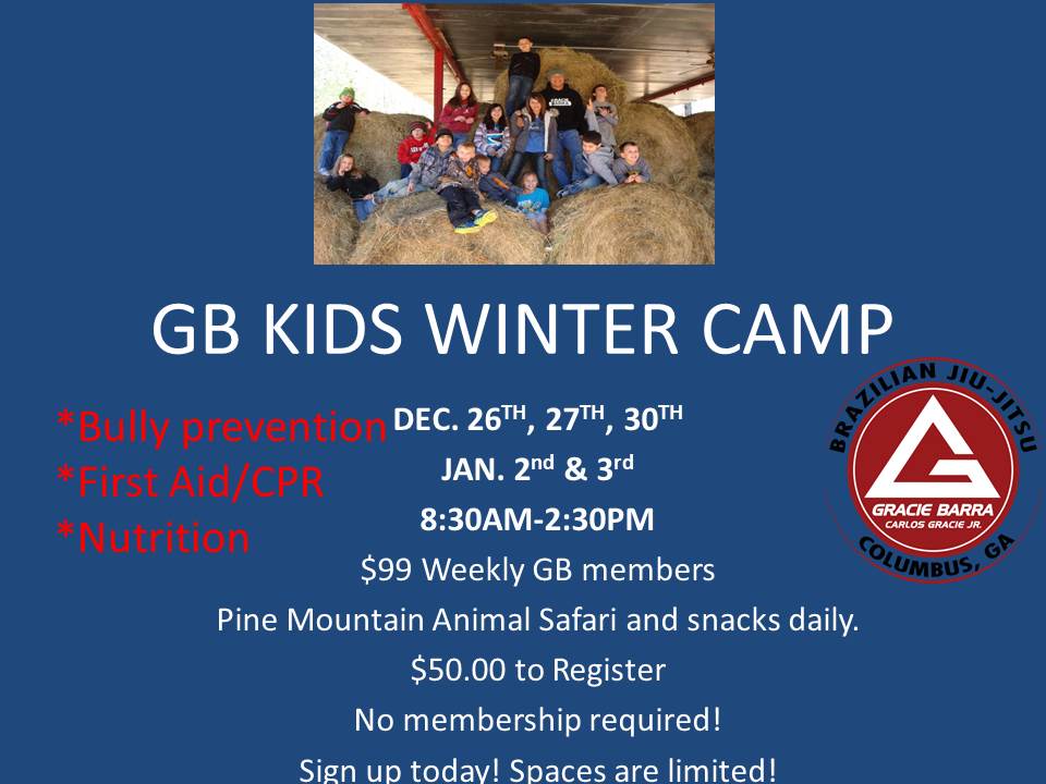 Gracie Barra Columbus Winter Camp