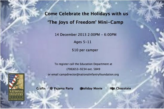 The Joys of Freedom mini-camp