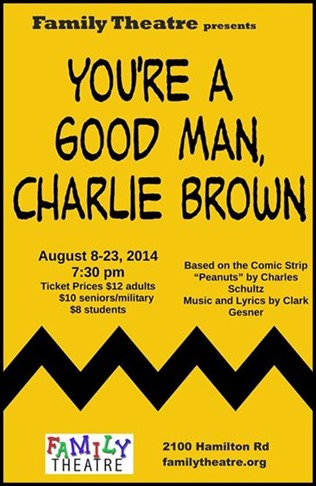 Family Theatre presents You’re a Good Man, Charlie Brown