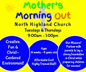 Mothers Morning Out at North Highland