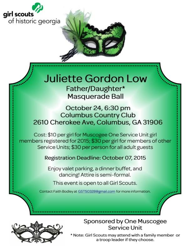 Juliette Gordon Low Father/Daughter Masquerade Ball