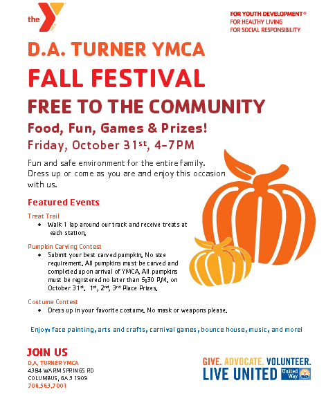 D.A. Turner YMCA Fall Festival