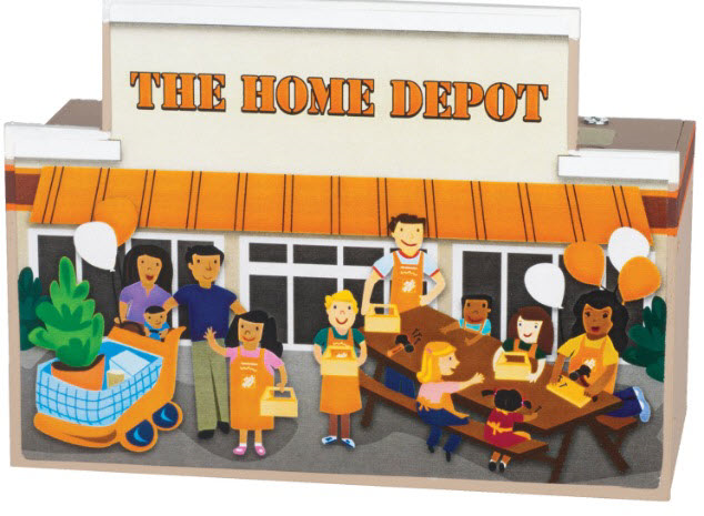 Home Depot Kids Workshop: How to build a Give and Save Bank