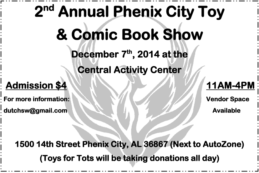 2nd Annual Phenix City Toy & Comic Book Show
