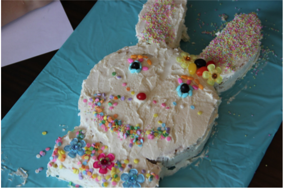Baking with Kids: Easter Bunny Cake