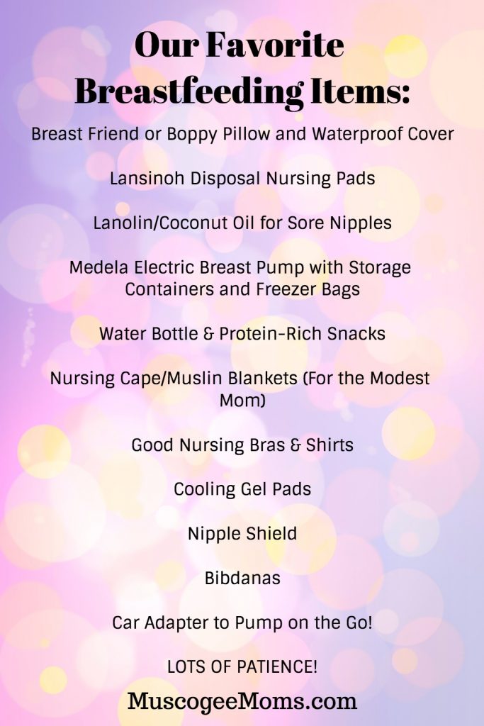 favorite breastfeeding items