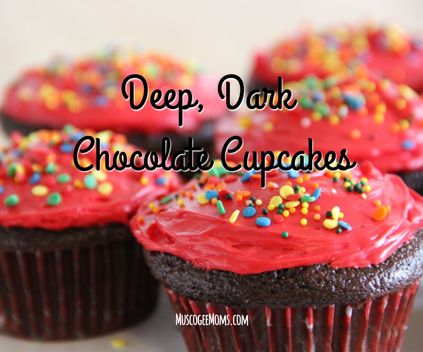 Baking with Kids: Deep, Dark Chocolate Cupcakes
