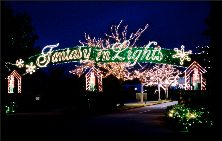 Entrance to Fantasy in Lights