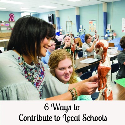 6 Ways to Contribute to Local Schools
