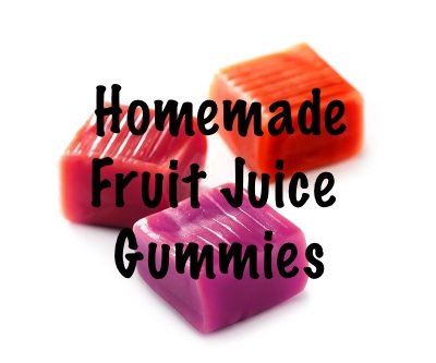 Homemade Fruit Juice Gummies