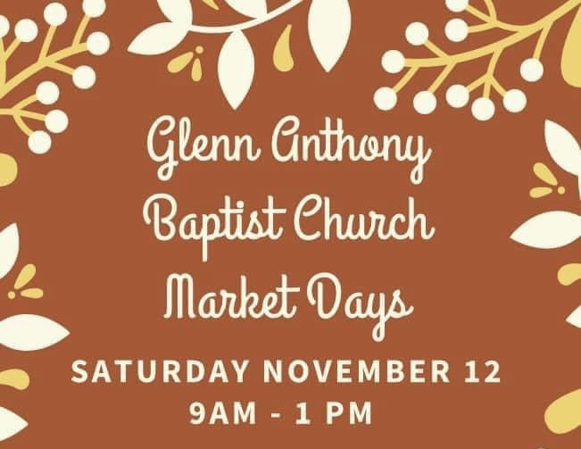 Glenn Anthony Baptist Fall Vendor Market