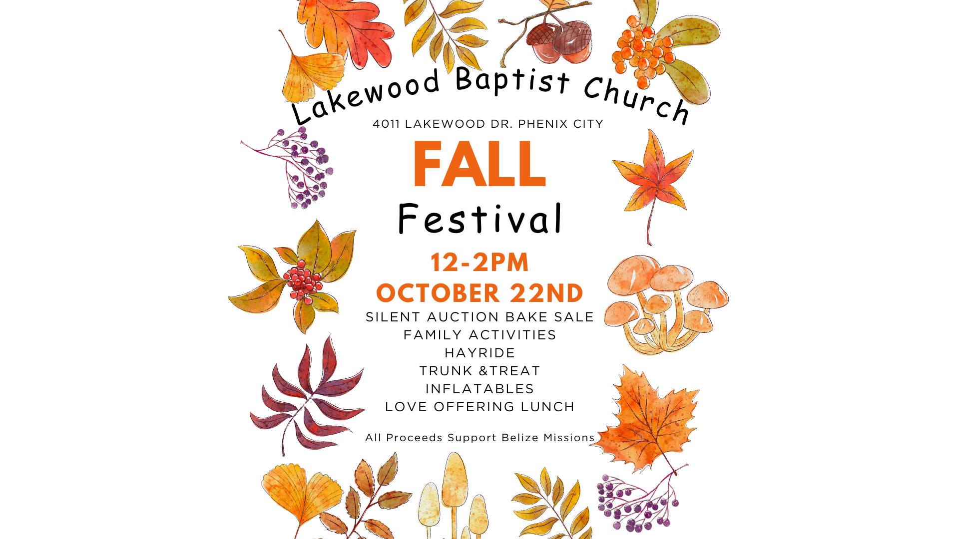 Lakewood Baptist Church Fall Festival